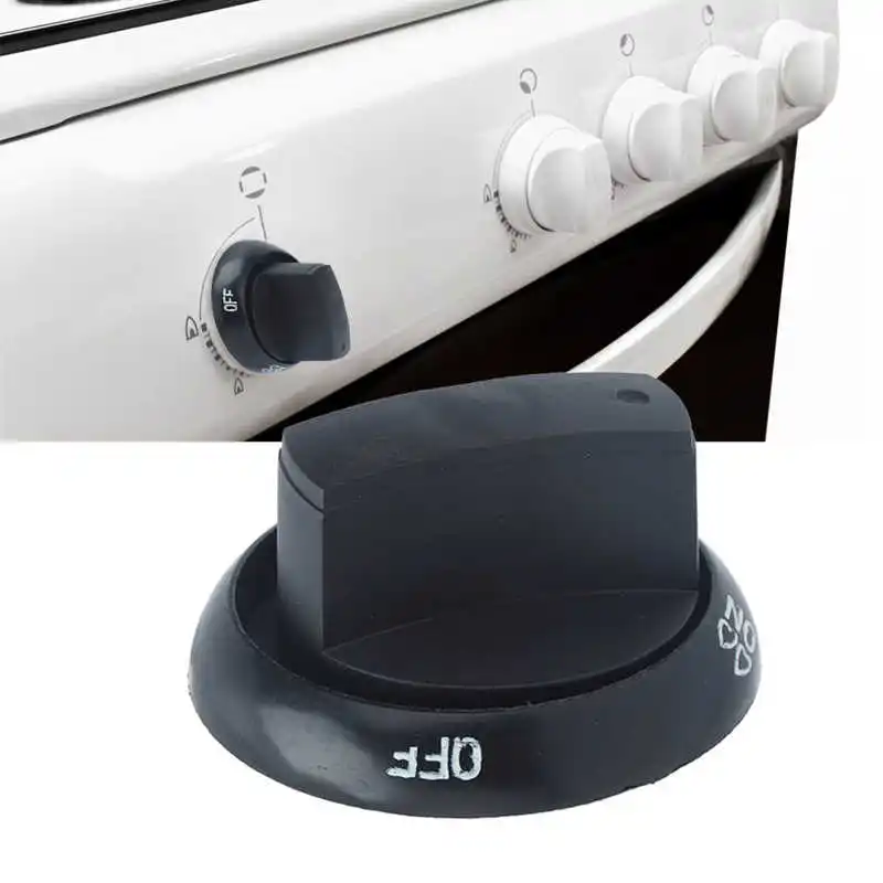 

5Pcs Universal Gas Stove Knob Plastic Gas Cooker Control Knob Replacement Part for Family Restaurant Kitchen Gas Stove Accessory