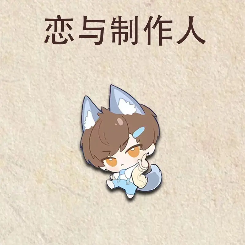 5 шт. значки Mr. Love: Queen's Choice Zhou Qiluo Lucien Kawaii брошь игровые товары коллекция сумка