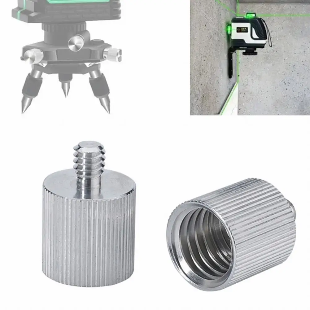 

1PC 5/8'' To 1/4" Adapter For 1/4 Thread Level & Rangefinder 5/8" Tripod Stand Aluminum Alloy Thread Screw Mount Adapter