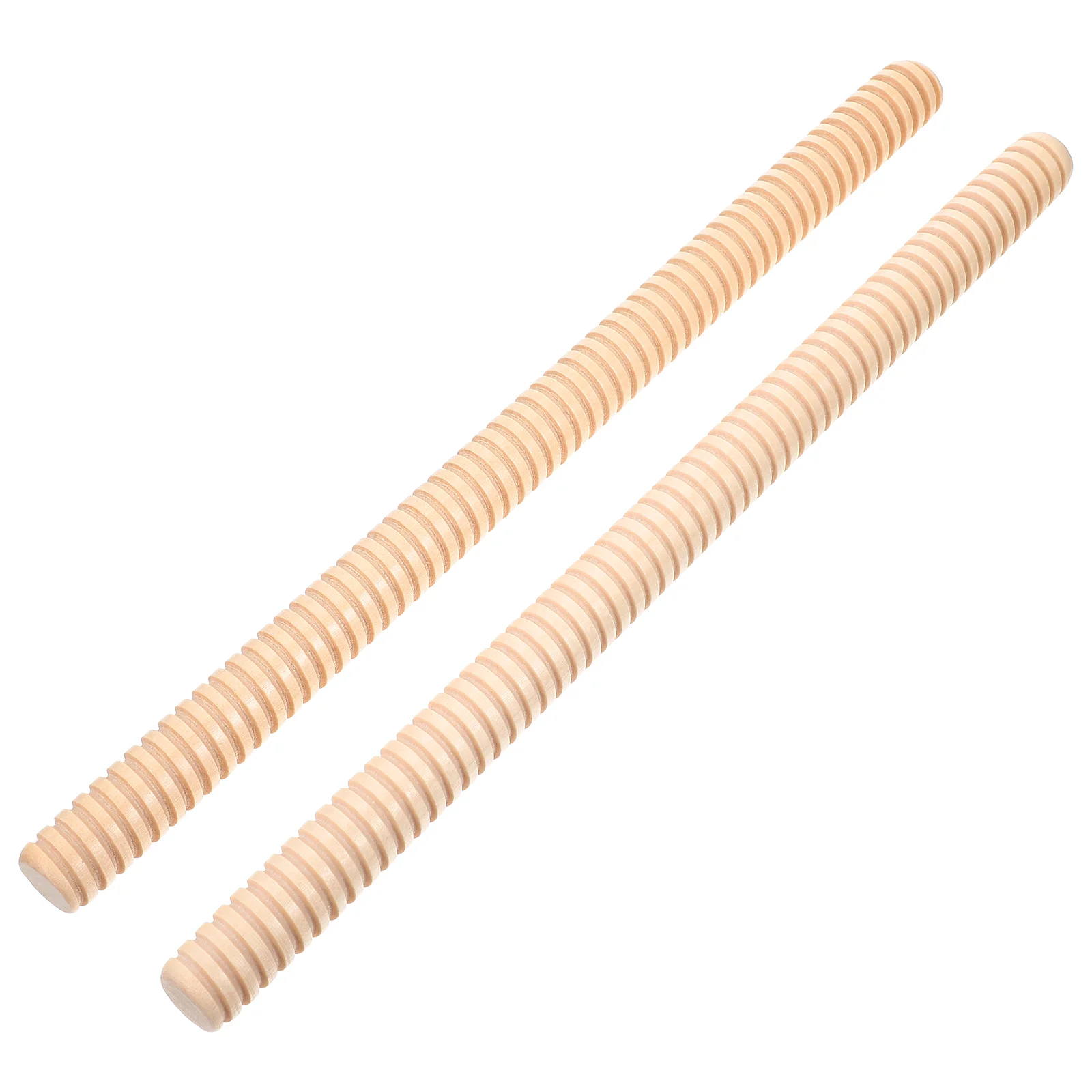 

2 Pcs Orff Sticks Wood Claves Toys Kids Musical Percussion Instrument Lummi Instruments Wooden Self Made Natural Hardwood