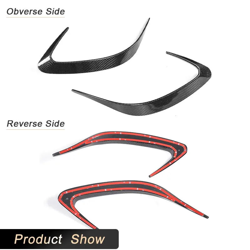 Для Mercedes Benz GLE Class C292 GLE43 GLE63 AMG 2015-2017 задний бампер из углеродного волокна боковые