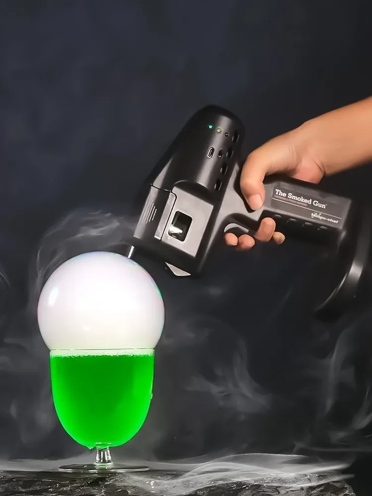 ДЛЯ Машины для изготовления барманского дыма Пистолет копченых пузырей