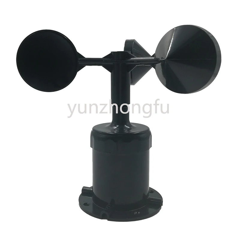 Wind Speed Sensor Wind Speed Measuring Instrument Air Volume Tester Meteorological Monitoring Three Cups Anemograph