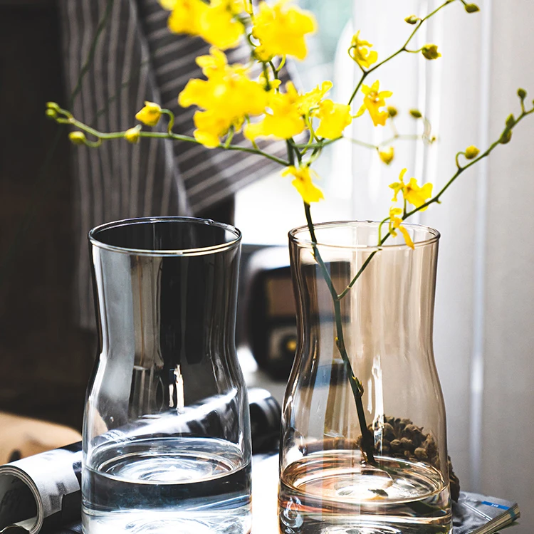 Креативные прозрачные стеклянные вазы цветочные композиции и украшения