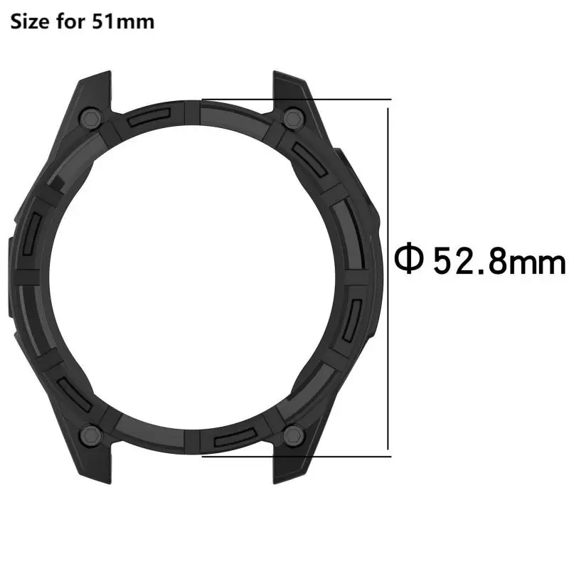 Мягкий чехол из ТПУ для Garmin Tactix 8, 51 мм, 47 мм, сменный браслет SmartBand для Garmin Tactix8, 51 мм, защитная крышка от солнечной батареи (art.: 3920cfeb60fd2) - 3920cfeb60fd2