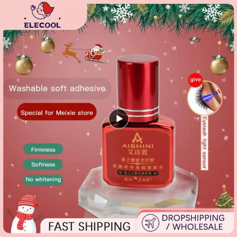 

1/2/3PCS Eyelash Glue Quantum Microwave Phototherapy Eyelash Glue Eyelash Gel Washable Soft Glue Without White Eyelash Glue