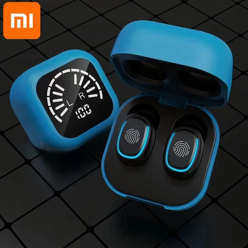 

Xiaomi Wireless Bluetooth 5.2 Earphones Headsets Q7 TWS Sports Waterproof Earbuds 9D Stereo Earphone With LED Display Microphone