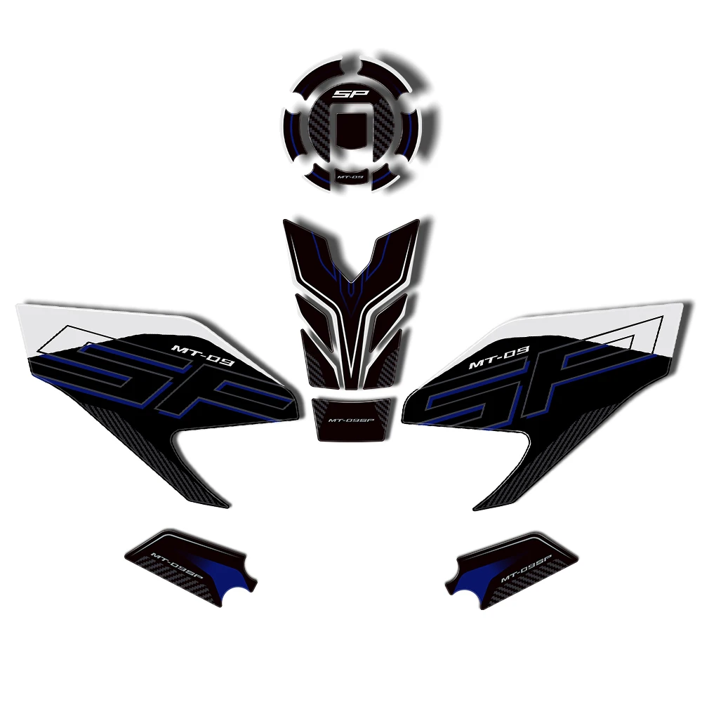 Мотоциклетная 3D гелевая смоляная наклейка 3D-наклейка Защитный комплект