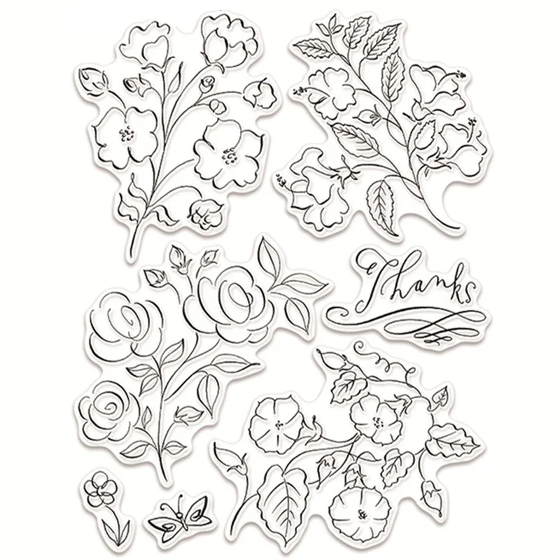 

Новое поступление, цветок Medley, прозрачная печать, штамп, сделай сам, скрапбукинг, альбом, декоративная бумажная открытка, творчество, ручная ...