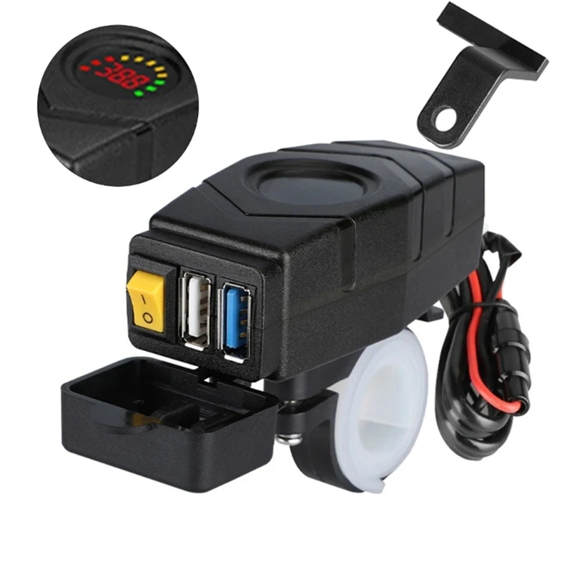 C1FB зарядное устройство для руля электровелосипеда 20-80 в 24 36 48 60 QC3.0 быстрое