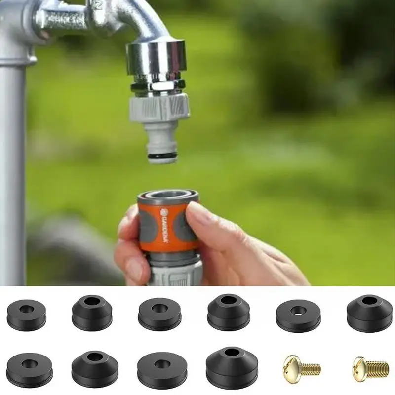 

Hose Bib Repair Kit Assorted Rubber Washers Kits For Faucets Beveled Faucet Washers And Brass Bibb Screws Parts For Repairing