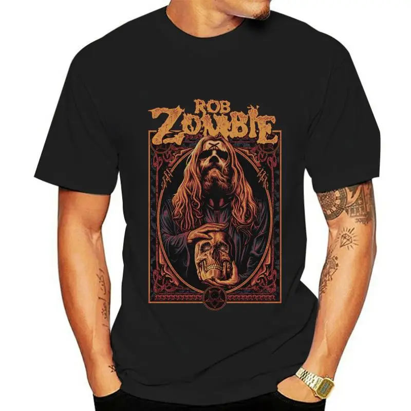 

Rob Zombie WARLOCK ROB ZOMBIE T-Shirt NEW 100% Authentic & Official Rare!!! Short Sleeve Fashion Summer Printing Casual