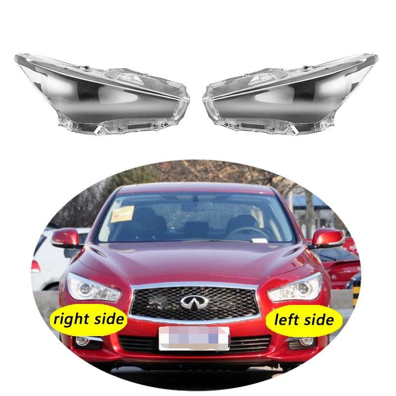 

Чехол для передней фары Infiniti Q50 2015-2019, прозрачный налобный фонарь