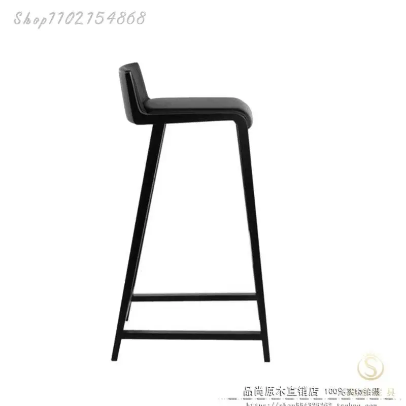 Табуретка высокая модная креативная барная стул северный стол и черный прилавок простыми.