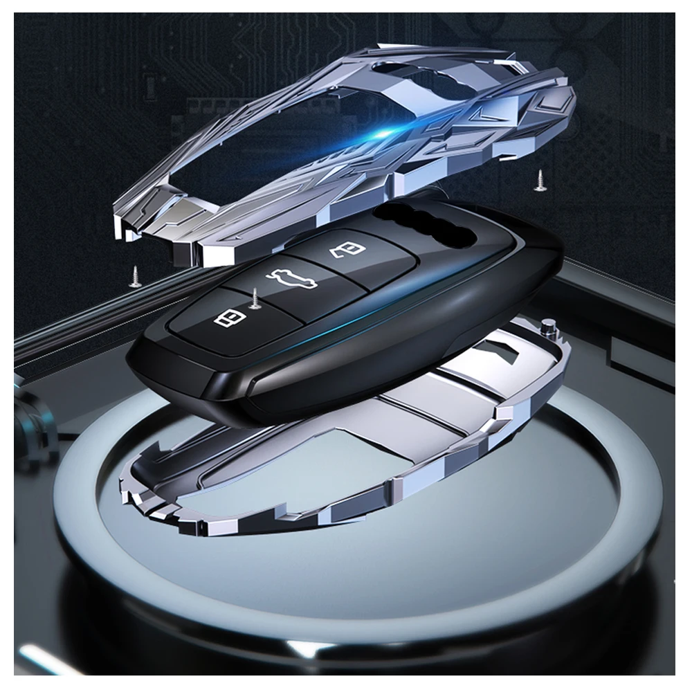 Складной чехол для смарт-ключей Audi A3 A4 A5 A6 A7 Q3 Q5 S6 B6 B7 B8 C6 8P 8V 8L TT RS