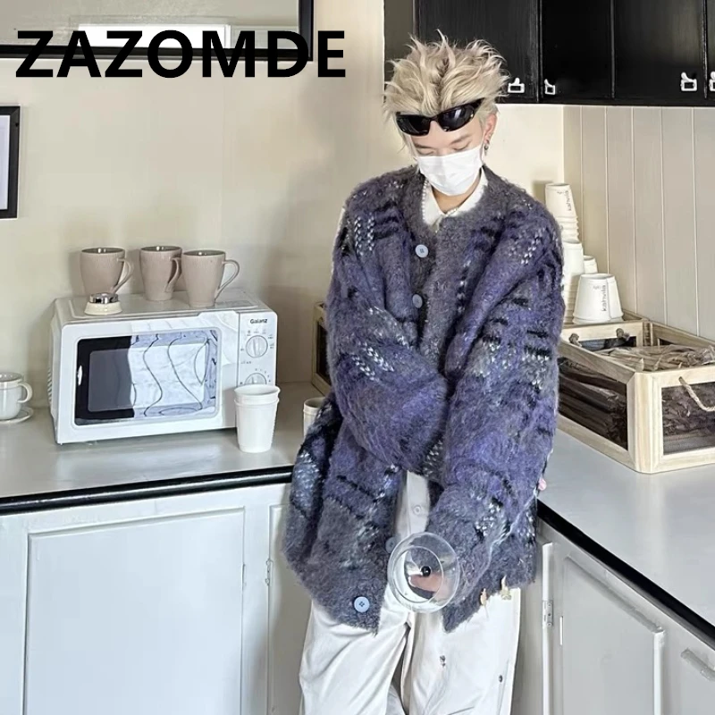 Рисунок 2 - Свитер ZAZOMDE Зимний однобортный свободного кроя