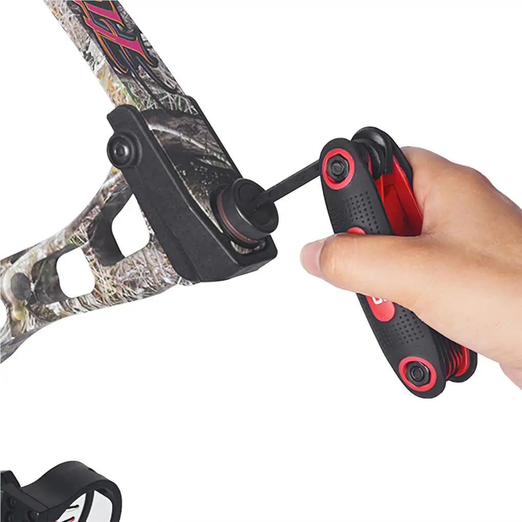 

Складной шестигранный гаечный ключ с резиновой ручкой из алюминия