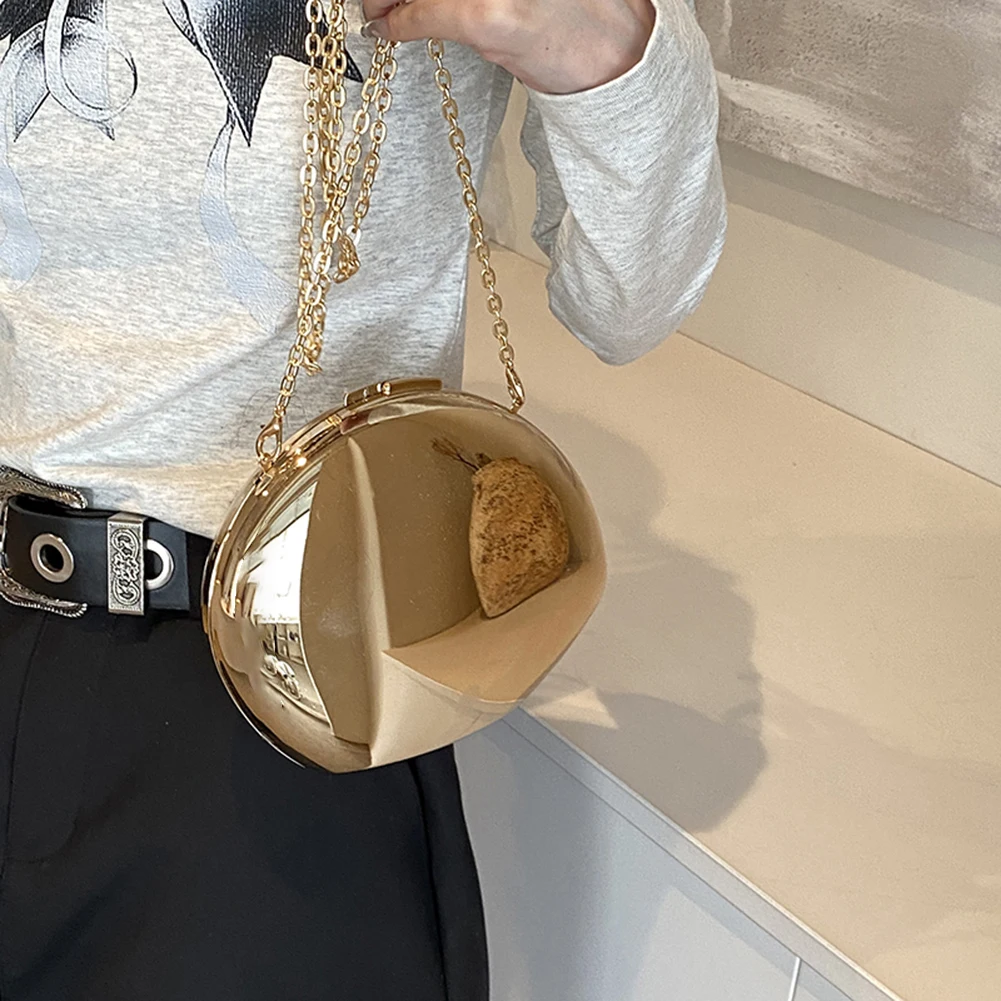 Женская Акриловая Вечерняя Сумка В Форме Ракушки Модный Клатч С