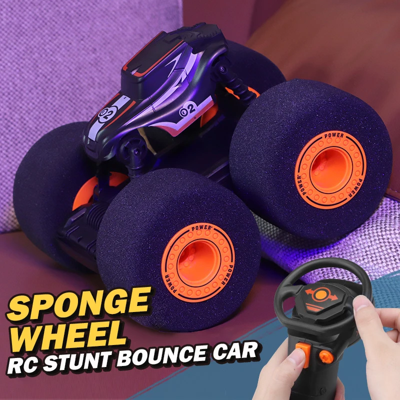 

RC Car Stunt Drift Big Sponge Wheel Bounce Cars High Speed Competitive Climbing Remote Control Vehicle Kids Toy Boys For Gifts