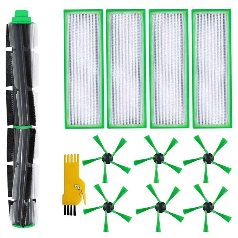 

Сменная основная и боковая щетки, HEPA-фильтры, совместимые с Роботизированными пылесосами Vorwerk Kobold VR200 VR300