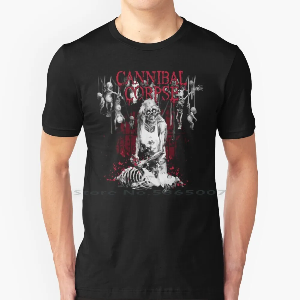 Cannibal футболка 100% хлопок труп смерти металлический Goregrind черный металл жесткий