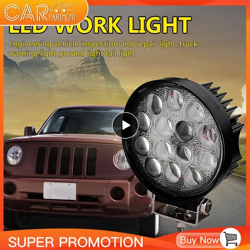 42 Вт, 4 дюйма, Φ для внедорожника, лодки, трактора, грузовика, 4x4, полноприводного автомобиля, внедорожника, квадроцикла, Φ Bar 12V 24V 6500K