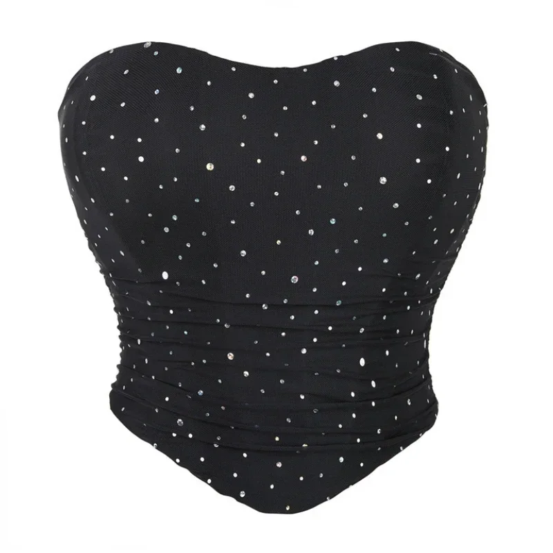 Женский корсет с открытыми плечами без рукавов