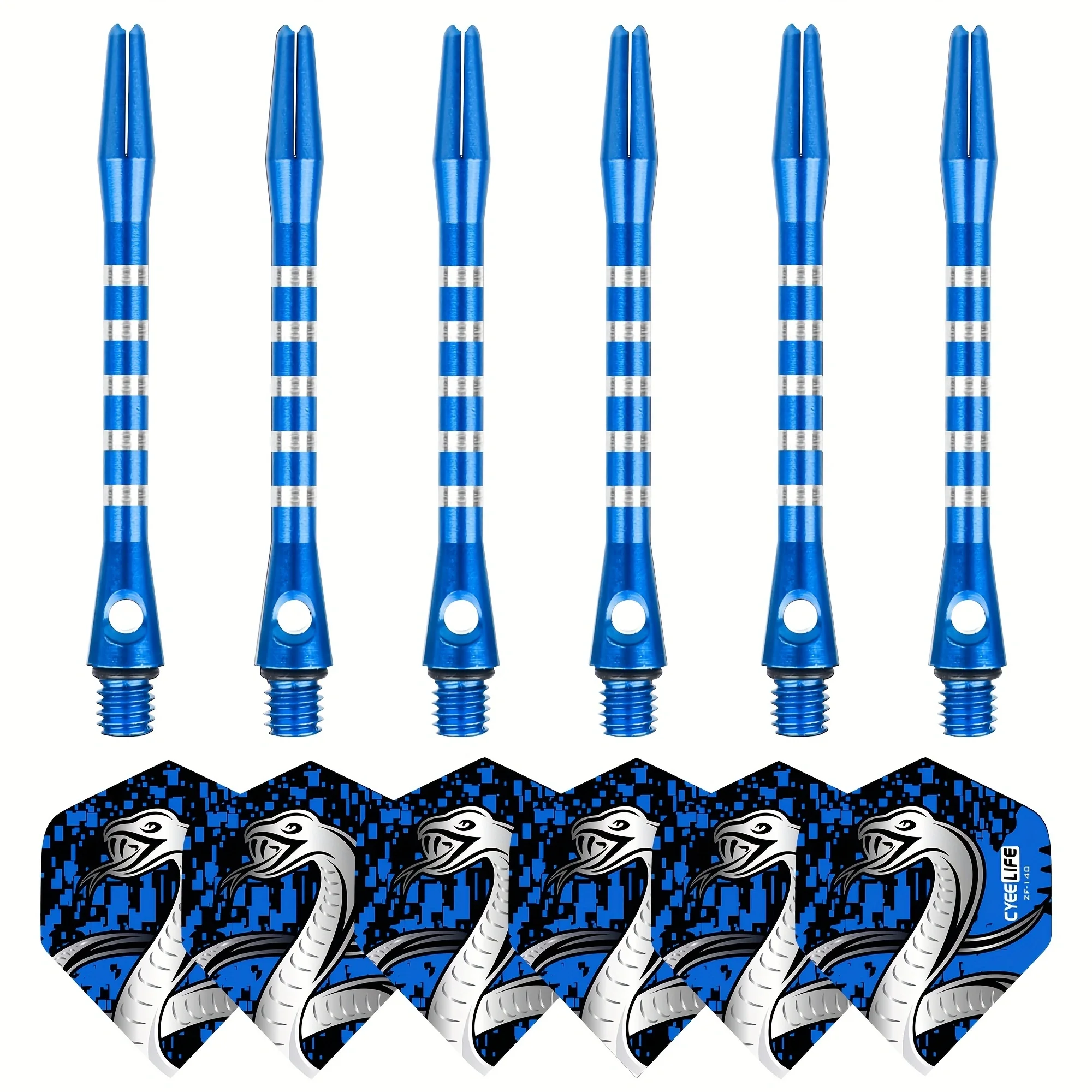Cyeelife аксессуары для игры в Дартс: 6 алюминиевых стержней (2ba)+ хвостовых плавников