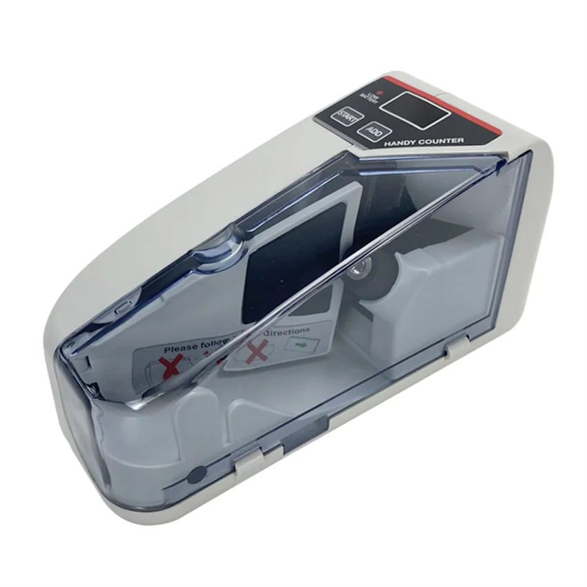 

Портативный мини-счетчик купюр со светодиодным дисплеем V30, используйте аккумулятор/заглушку, удобный аппарат для денег и счета банкнот