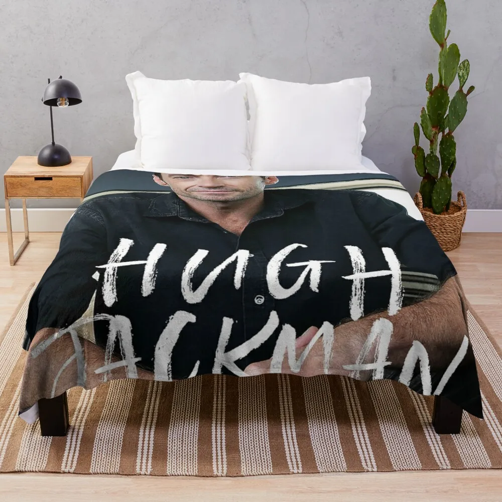 

Плюшевое Флисовое одеяло Threean Show Hugh The Music The World Tour 2019 для оформления спальни