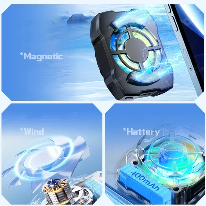 AL16 Универсальный кулер для мобильного телефона с воздушным охлаждением