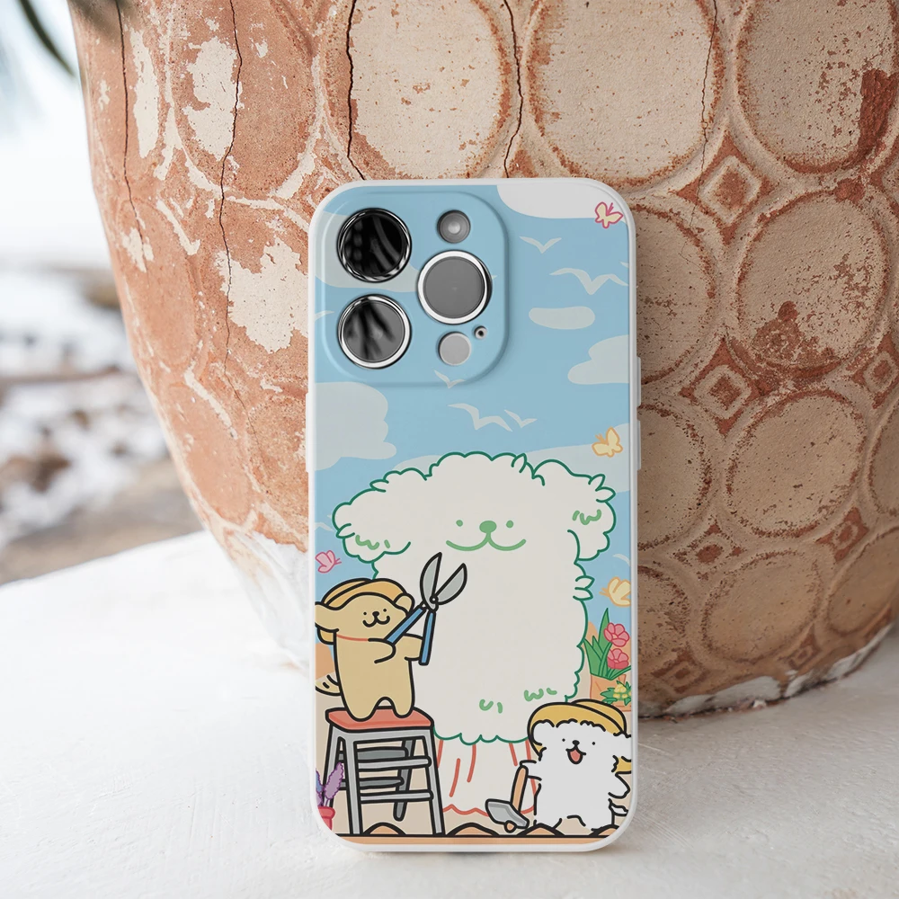 Чехол для телефона с изображением супер милого щенка IPhone 15 14 13 Pro Max