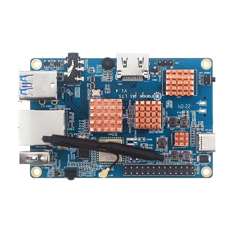 Радиатор Orange Pi 3 LTS / 4 радиатор из алюминиевого сплава медный кулер в комплекте