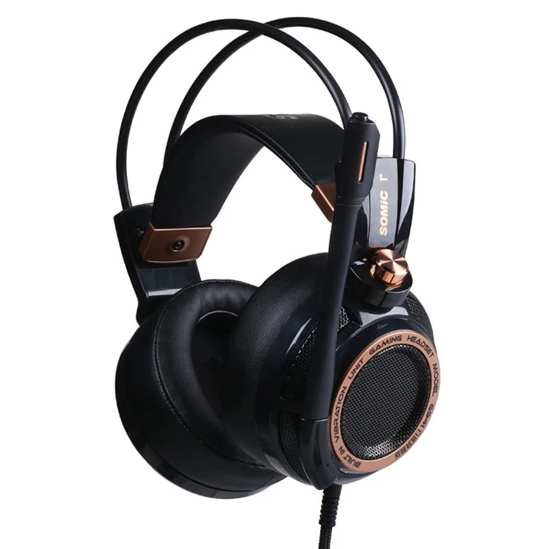 

SOMIC Headphone Gaming Headset G941 Noise Reduction Version 7.1 Virtual Surround Sound USB Gaming Headset with Vibration for PC