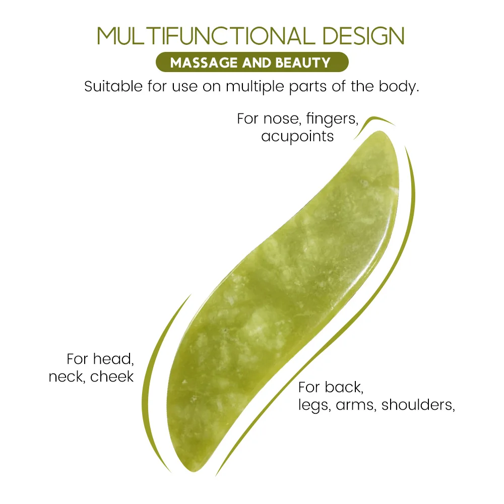 

Массажер для лица и шеи с натуральным нефритом