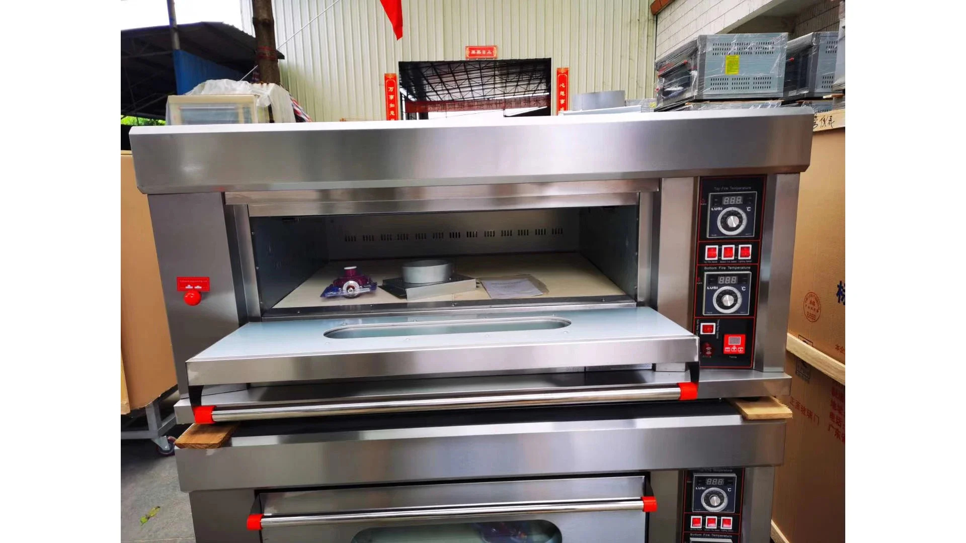 Yoslon RTS YMQ-20 газовая пекарная печь для пиццы устройство выпечки хлеба Коммерческая