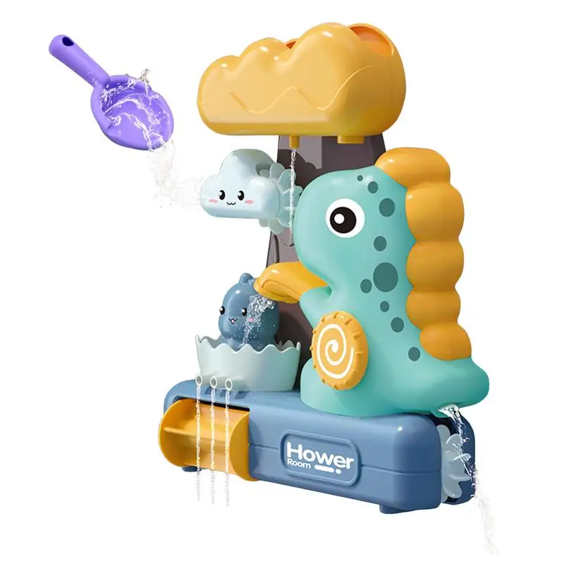 

Игрушки для ванны с динозаврами для малышей 1-3, Игрушки для ванны с животными для малышей, Игрушки для ванны с присосками, интерактивные разноцветные