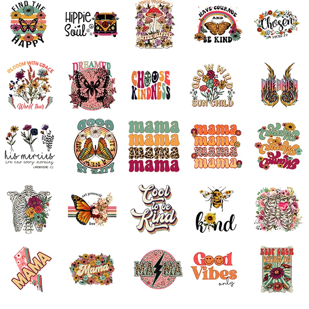 10/30/50/100 шт. винтажные стикеры в виде надписей | Наклейки