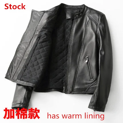 Luxury brand 100% Genuine Leather Jacket Women Clothes 2023 Women's Jackets Vintage Spring Autumn Real Sheepskin Coat Female clo