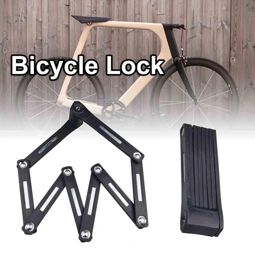 

Foldable Bicycle Lock Anti Theft MTB Road Cycling Password Lock High Security Bike Chain Lock for Scooter E-Bike