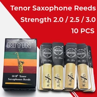 10pcs bb tenor sax reeds strength 22 53 saxophone reed instrument accessories parts for tenor saxophone high quality reeds