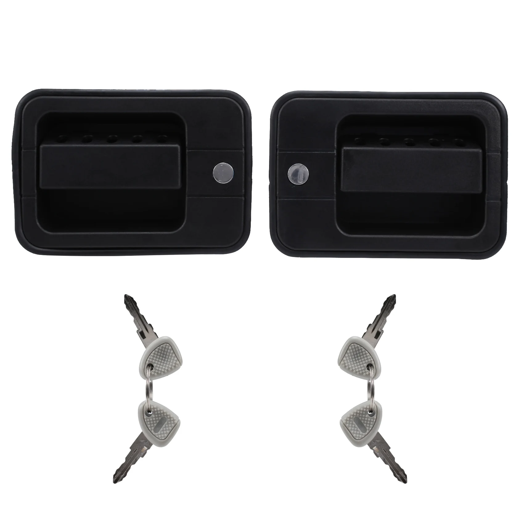

2PCS Left / Right Exterior Outside Door Handles with Key New for IVECO EUROCARGO EUROTECH EUROSTAR 98404710L 98404709R