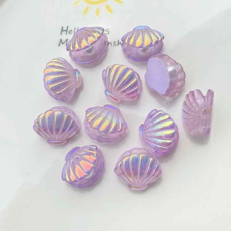 10 шт. разноцветные ракушки с жемчугом |