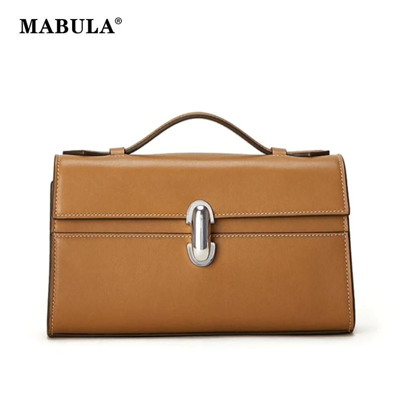 MABULA Genuine Leather Suede Women Bags Female High Quality Offical Tote Bag Fashion Solid Phone Purses Top Handle Handbags