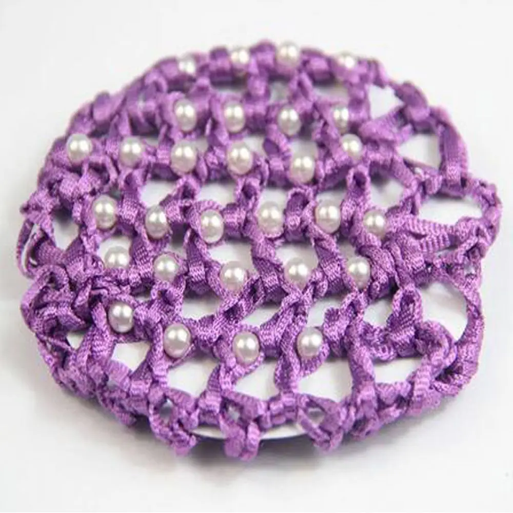 Новинка Женская задняя крышка с искусственными волосами и белым жемчугом