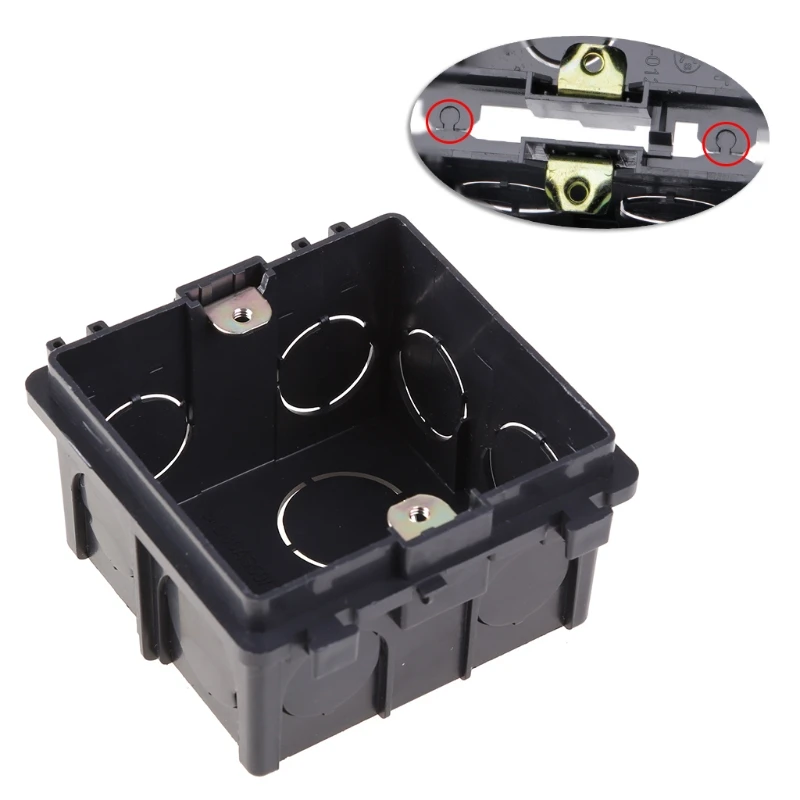 

J2FB 86-Type PVC Junction Box Wall Mount Cassette For Switch Socket Base