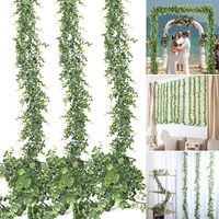 31 packs artificial eucalyptus garlands fake greenery vines faux hanging plants for wedding table backdrop arch fake plants