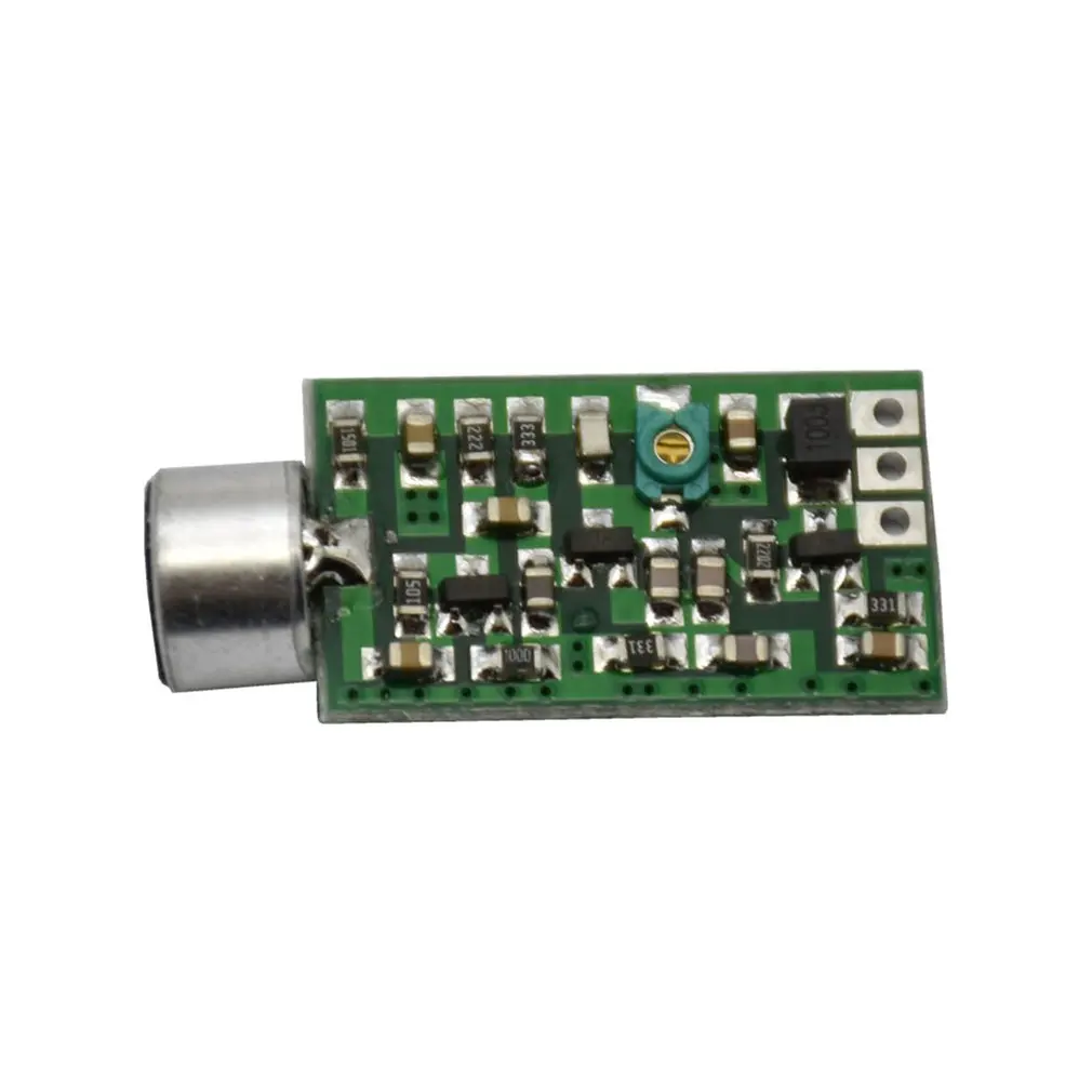 

Micro FM Transmitter 0.7-9V 88MHZ-108MHZ Mini Bug Wiretap Dictagraph Interceptor