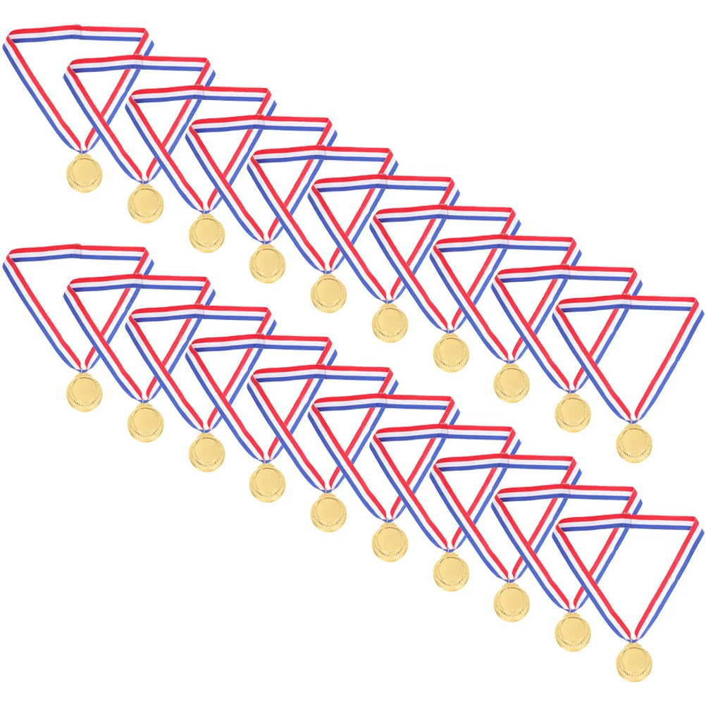 

20Pcs Children Medal Decorative Sports Match Medals for Rewarding Award Medals