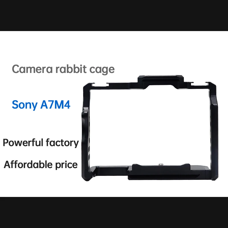 

Металлический корпус с полным покрытием кроличьей клетки для камеры Sony A7M4 Micro Single A7M3 A7M2 A73A72 A7S2A7R3A7R2-042